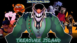 TREASURE ISLAND denkinFNF BETADCIU  Individual Upload 🎶⚡️  FNF Pibby Corrupted [upl. by Hjerpe]