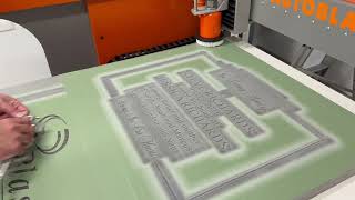 CNC AutoBlaster Dustless Headstone Engraving [upl. by Nnylesor742]