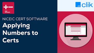 Applying Numbers to Certs  NICEIC Cert Software [upl. by Nirihs161]