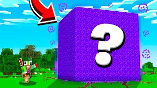 FINDING A MYSTERY MINECRAFT CUBE WHATS INSIDE [upl. by Ettecul]