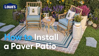 How To Install a Paver Patio [upl. by Ettenyl]