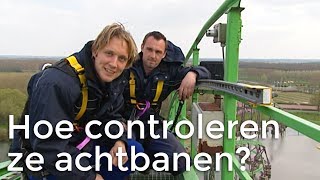 Hoe controleren ze achtbanen  Het Klokhuis [upl. by Ahsena]