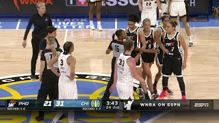 Diana Taurasi ejected after arguing with a ref about a nocall  WNBA on ESPN [upl. by Peskoff580]