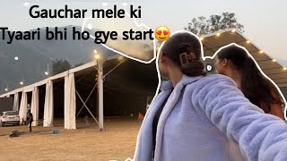 14 November Gauchar Mela❤️😍Tiyari bhi ho gye start🫣​⁠ [upl. by Eniale]