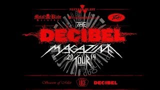 CARCASS  Decibel Tour 2014 w The Black Dahlia Murder Gorguts Noisem [upl. by Lymn326]