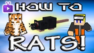 Minecraft How To Mo Creatures  Rat Burgers Rats and Nether Rats [upl. by Cacie]