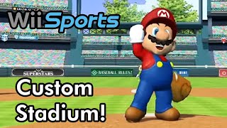 Wii SPORTS IN MARIO SLUGGERS  2 Player Gameplay [upl. by Yenahteb784]