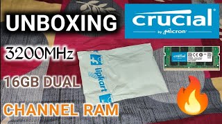 Unboxing Best Crucial 16 GB DDR4 3200MHz Ram [upl. by Faustina]