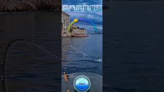 Night strike Tortoneses Stingray 28kg in Monaco shorts fishing game [upl. by Schug]