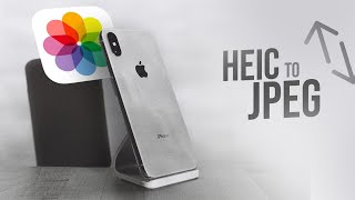 How to Change Photos from HEIC to JPEG on iPhone tutorial [upl. by Middleton]