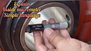 inside micrometer explain INSIDE MICROMETERinternal micrometer simple language me explain [upl. by Aihsenal313]