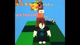 Afk Trolling Part 1  Roblox Skywars Funny Moments [upl. by Romalda398]