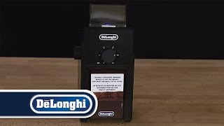 DeLonghi How To Grind Espresso Coffee KG79 Burr Grinder [upl. by Alih]