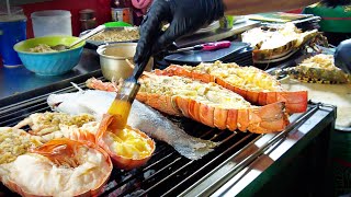 Most EXTREME Seafood in Bangkok Chinatown  STREET FOOD tour in Thailand [upl. by Kerin]