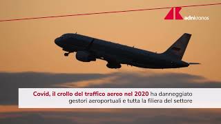 Trasporto aereo crollo traffico nel 2020 [upl. by Rainer]