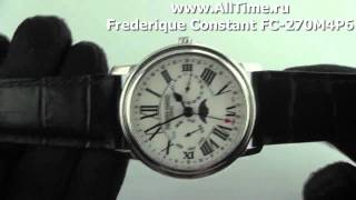 Мужские наручные швейцарские часы Frederique Constant FC270M4P6 [upl. by Bird]