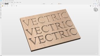 How to use the VCarve toolpath in Vectric software  25D Toolpaths  V12 Tutorials [upl. by Rebmeced187]