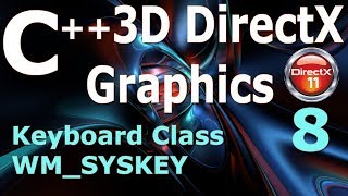 C 3D DirectX Tutorial Keyboard  WMSYSKEYDOWN [upl. by Anala444]