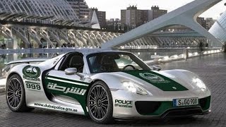 PORSCHE 918 SPYDER DUBAI POLICE s NEW TOY [upl. by Aifas]