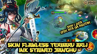 Review Skin Flawless Terbaru Arli Ink Stained Jianghu  Bakal Rilis Di Global Kah   Honor of Kings [upl. by Aonian]