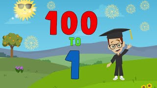 Count from 100 to 1  Backward Counting  Tooney Tim and Friends [upl. by Auqenahs]