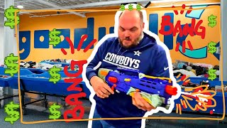 Part 2  Thrifting Madness at Goodwill Bins with Steve thrifting goodwillbins weighandpay fyp [upl. by Nahs]