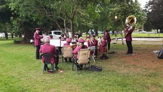 Kerepehi Brass Band at the Paeroa Santa Parade 2023 [upl. by Cailean]