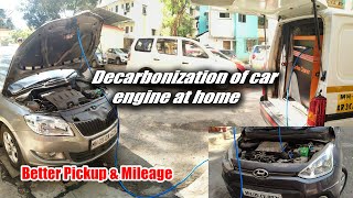 Decarbonization of car engine at home  For Pickup Mileage amp Reduce Engine Noise BlackSmoke [upl. by Olette]