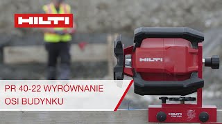 NOWY LASER PR 4022  Ustawianie osi budynku  Instrukcja [upl. by Mila]