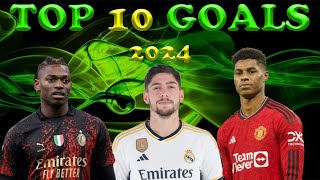 TOP 10 GOALS of 2024 So Far [upl. by Yremrej]