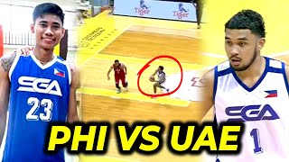 SHOWTIME si Abarrientos sa Taiwan  SGA vs UAE Highlights Jones Cup 2024 [upl. by Ydiarf232]