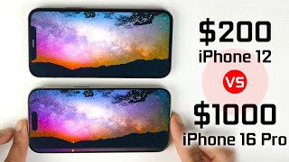 Is It Worth Upgrading an Old iPhone iPhone 12 vs iPhone 16 Pro [upl. by Yblocaj737]