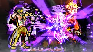 Jotaro Kujo part 6 vs Rage Dio  Epic Quick Match Battle  MUGEN [upl. by Massie]