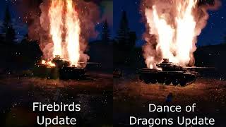 New explosion effect Firebirds Update AND old explosion effect Dance of Dragons Update [upl. by Nath368]