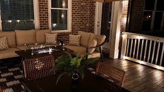 HOW TO STYLE YOUR BACK PORCH  AESTHETIC BACKYARD INSPIRATION ​⁠tiahnamrose [upl. by Olympia]