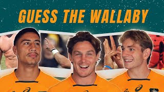 Can Wallabies players recognise their rugby teammates  Guess the Wallaby [upl. by Malia274]