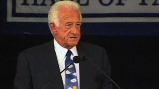 Bob Uecker is inducted into the Baseball Hall of Fame [upl. by Neelrahc]