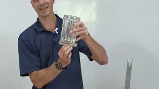 How to Assemble the Eberbach E8470 Borosilicate Glass Blending Container [upl. by Lockwood]