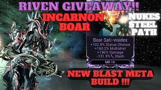 This Incarnon Boar Warframe Build Just BLASTS Steel Path [upl. by Naggem]