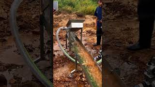 Effortless Gold Panning with a Portable Washing Chute shorts craftsmansedge crafts [upl. by Lay]