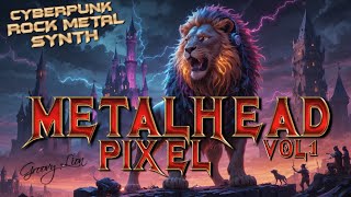 METAL MIX  SYNTHROCK MIX 1 HOUR  Metalhead Pixel Vol1  Cyberpunk  Groovy Lion  No Copyright [upl. by Laehctim]