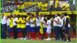 Minuto de silencio al Chucho Ecuador vs España Guayaquil [upl. by Arnold906]