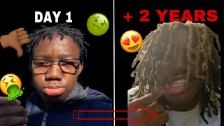 My Dreadlock Journey  2 Year Transformation IMMACULATE GROWTH [upl. by Eloken918]