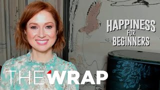 Ellie Kemper Stayed In a quotFor Sure Hauntedquot Hotel While Filming quotHappiness for Beginnersquot [upl. by Ainolopa309]