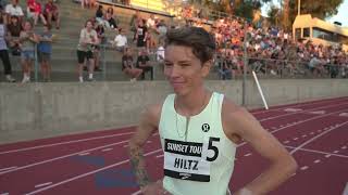 Nikki Hiltz Tunes Up For Olympics With Sunset Tour 800m Win Full Race [upl. by Aydidey959]