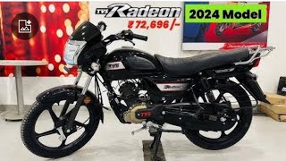 TVS Radeon 2024 Model with 70 kmlMileageE20 ReviewBest Family Bike New 2024 TVSRadeon [upl. by Kavita]