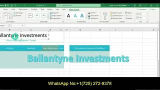 Shelly Cashman Excel 2019  Module 7 SAM Project 1a Ballantyne Investments  SCEX197a [upl. by Anyat126]