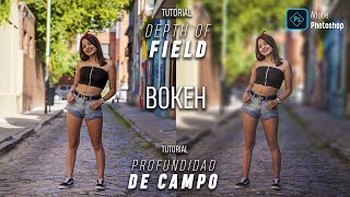 CREANDO PROFUNDIDAD DE CAMPO BOKEH  DEPTH OF FIELD  TUTOTIAL PHOTOSHOP [upl. by Nahtam]