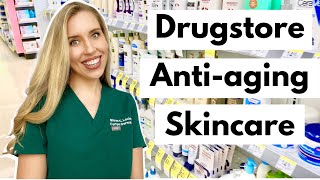 Drugstore Antiaging Skincare Routine  The Budget Dermatologist [upl. by Flosi]