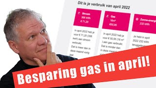 16 Gas besparing april Door te verwarmen met airco [upl. by Gans161]